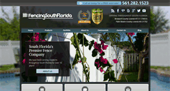 Desktop Screenshot of fencingsouthflorida.com