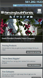 Mobile Screenshot of fencingsouthflorida.com